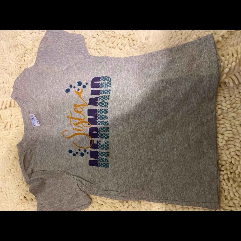 Sister Mermaid Shirt NWOT